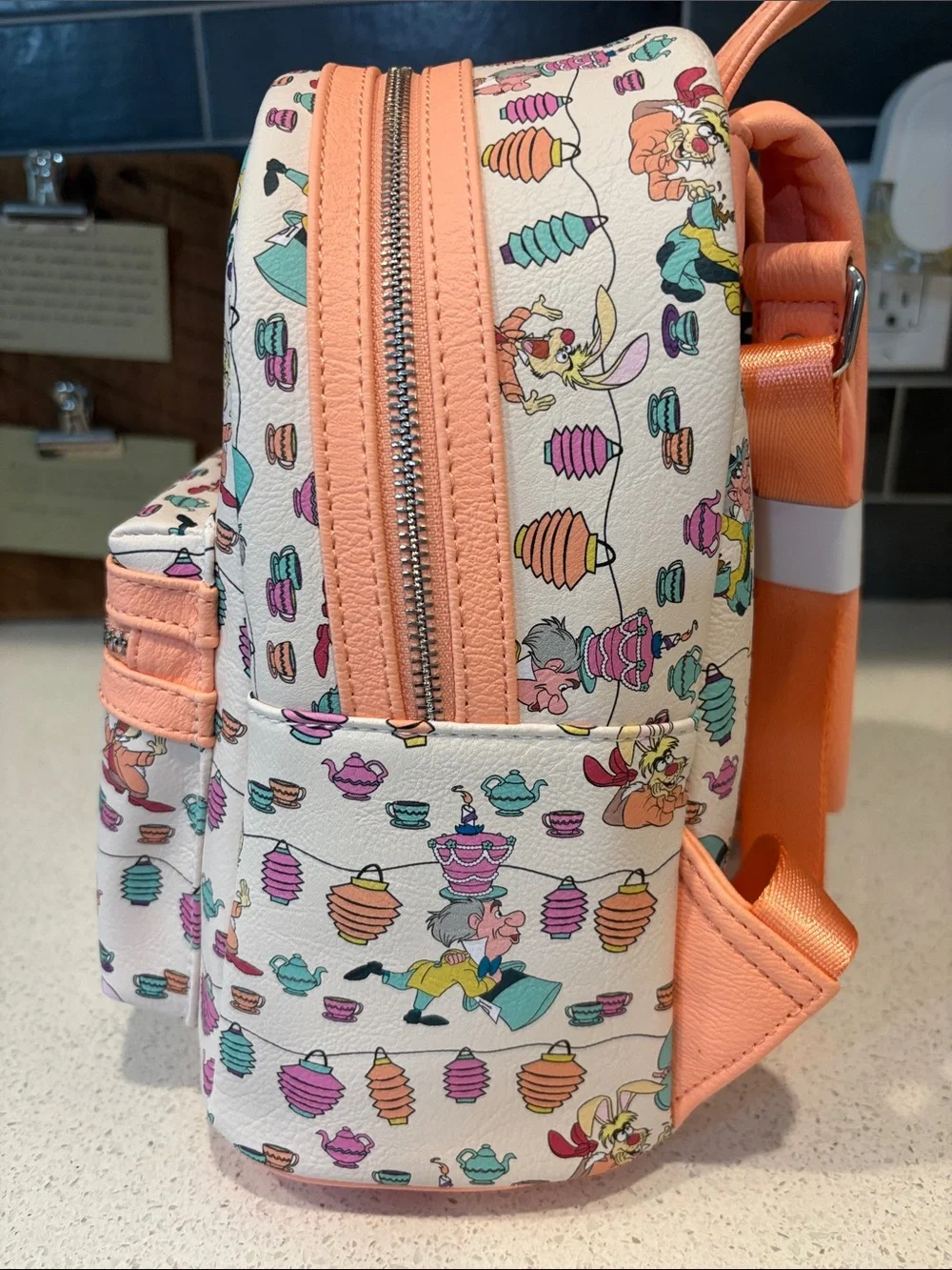 Loungefly Disney Alice in Wonderland Tea Party Backpack NWT